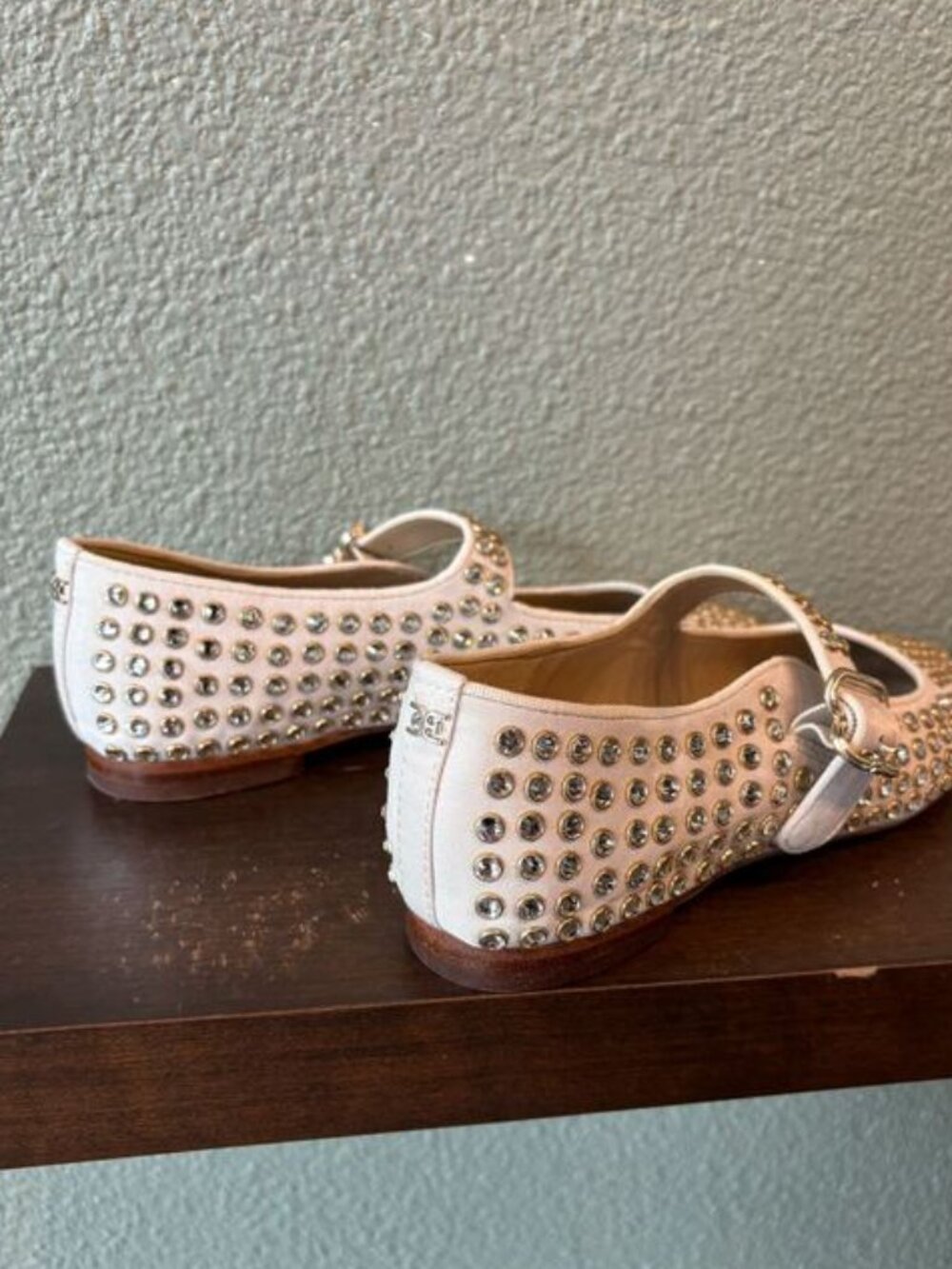 Sam Edelman Michaela Gem Modern Ivory Flat - Picture 4 of 4